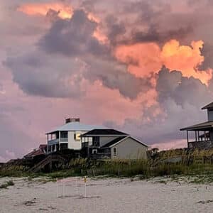 Homes on the Beach of St George Island